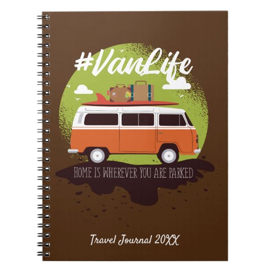 Vanlife Travel Journal Notitieboek (Voorkant)