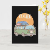 Vanlife Travel Kaart (Gele Bloem)