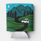 VANLIFE Trees Forest Mountain Ontdek het avontuur Blikjeskoeler (Achterkant)