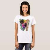 Vanlife Tropical Dream T-shirt (Voorkant volledig)