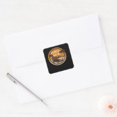 Vanlife voor een beter leven vierkante sticker (Envelop)
