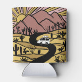 VANLIFE-woestijnberg Ontdek het avontuur Blikjeskoeler (Achterkant)