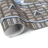 Vanmarke Modern Holiday Kerstmis Cadeaupapier (Rol Hoek)