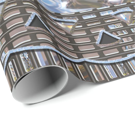 Vanmarke Modern Holiday Kerstmis Cadeaupapier (Rol Hoek)