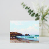 Vanmiddag door Alfred Thompson Bricher, de Oceaan Briefkaart (Staand voorkant)