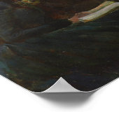 Vanmiddag in de Cluny Garden door Charles Curran Poster (Hoek)