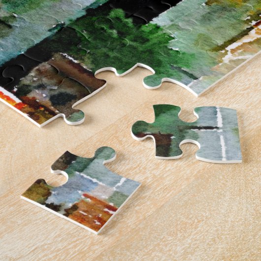 Vanmiddag om 12.00 uur Franse afkist Legpuzzel (Zijkant)