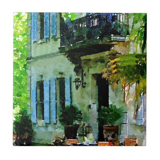 Vanmiddag om 12.00 uur Franse afkist Tegeltje (Voorkant)