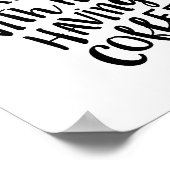 Vanmorgen, samen met hem, met een koffiezetprijsdr poster (Hoek)