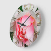 Vanmoure Petal Roos Elegant Grote Klok (Hoek)