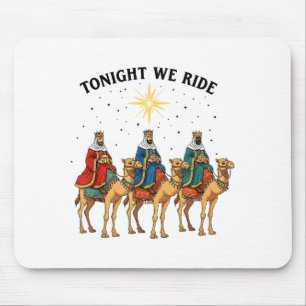 Vannacht rijden we met kerst, 3 grappige wijze man muismat