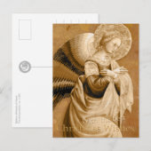 Vanni Annunciation Angel CC0590 Briefkaart met Ker (Voorkant / Achterkant)