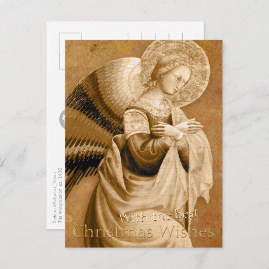 Vanni Annunciation Angel CC0590 Briefkaart met Ker (Voorkant / Achterkant)