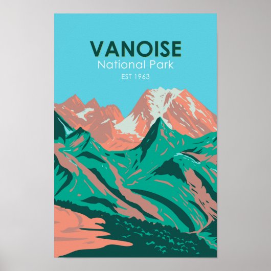 Vanoise National Park France  Poster (Voorkant)