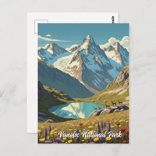 Vanoise National Park Frankrijk Reizen Briefkaart (Voorkant / Achterkant)