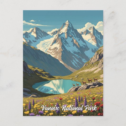 Vanoise National Park Frankrijk Reizen Briefkaart (Voorkant)