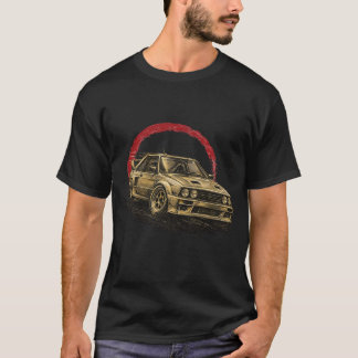 VANOSTE Klassieke Rallyauto Illustratie T-Shirt –
