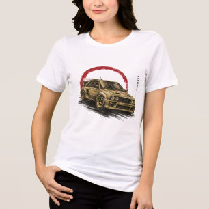 VANOSTE Klassieke Rallyauto Illustratie T-shirt –