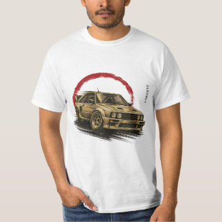 VANOSTE Klassieke Rallyauto Illustratie T-shirt –