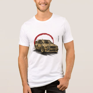 VANOSTE Klassieke Rallyauto Illustratie T-Shirt –