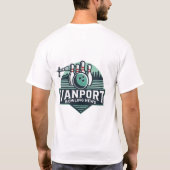 VanPort Bowling Nieuws T-shirt Northwest Design (Achterkant)