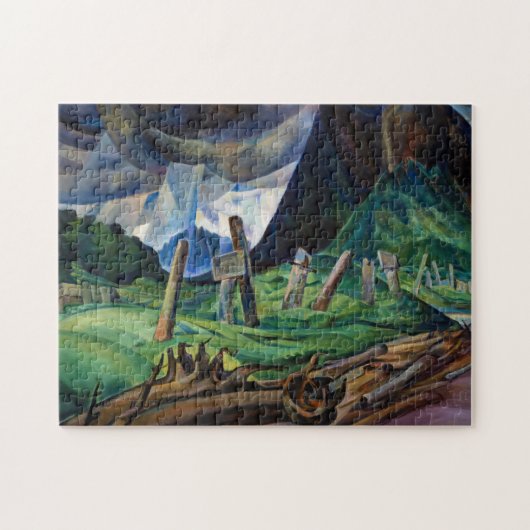 Vanquied, 1930 van Emily Carr Legpuzzel (Horizontaal)