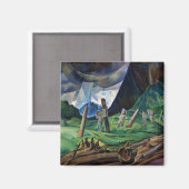Vanquied, 1930 van Emily Carr Magneet (Voorkant / Achterkant)