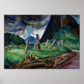 Vanquied, 1930 van Emily Carr Poster (Voorkant)