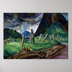 Vanquied, 1930 van Emily Carr Poster