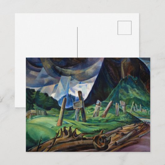 Vanquished, 1930 by Emily Carr Briefkaart (Voorkant / Achterkant)