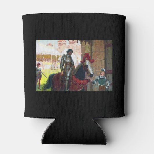 Vanquished, by Edmund Blair Leighton Blikjeskoeler (Achterkant)