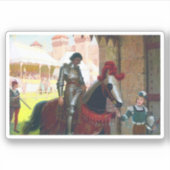 Vanquished, by Edmund Blair Leighton Sticker (Voorkant)