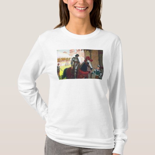 Vanquished, by Edmund Blair Leighton T-shirt (Voorkant)