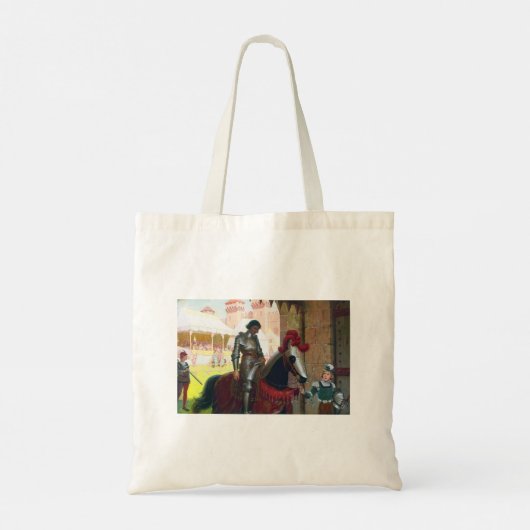 Vanquished, by Edmund Blair Leighton Tote Bag (Achterkant)