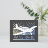 Vans RV-10 Briefkaart (Staand voorkant)