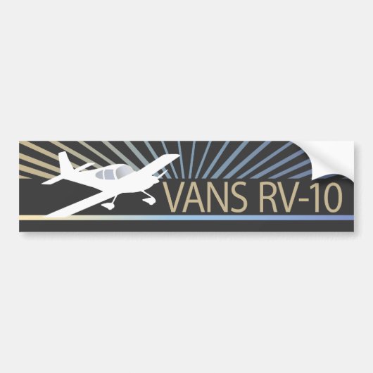 Vans RV-10 Bumpersticker (Voorkant)