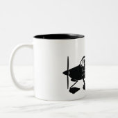 Vans RV-10 Karikatuur Tweekleurige Koffiemok (Links)