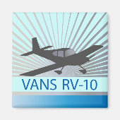 Vans RV-10 Magneet (Voorkant)