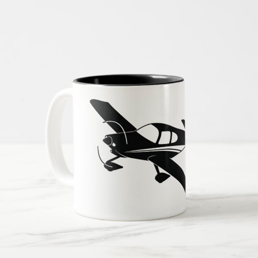 Vans RV-10 Tweekleurige Koffiemok (Voorkant links)