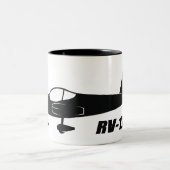 Vans RV-12 Tweekleurige Koffiemok (Center)