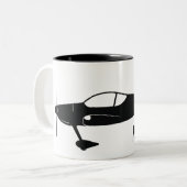 Vans RV-14 Tweekleurige Koffiemok (Voorkant links)