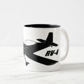 Vans RV-4 Tweekleurige Koffiemok (Voorkant rechts)