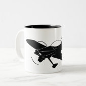 Vans RV-4 Tweekleurige Koffiemok (Voorkant links)