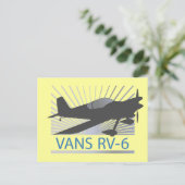 Vans RV-6 Briefkaart (Staand voorkant)