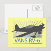 Vans RV-6 Briefkaart (Voorkant / Achterkant)