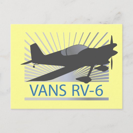 Vans RV-6 Briefkaart (Voorkant)