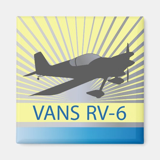 Vans RV-6 Magneet (Voorkant)
