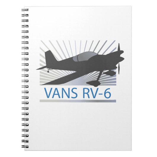 Vans RV-6 Notitieboek (Voorkant)