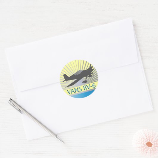 Vans RV-6 Ronde Sticker (Envelop)