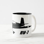 Vans RV-7 Tweekleurige Koffiemok (Voorkant rechts)